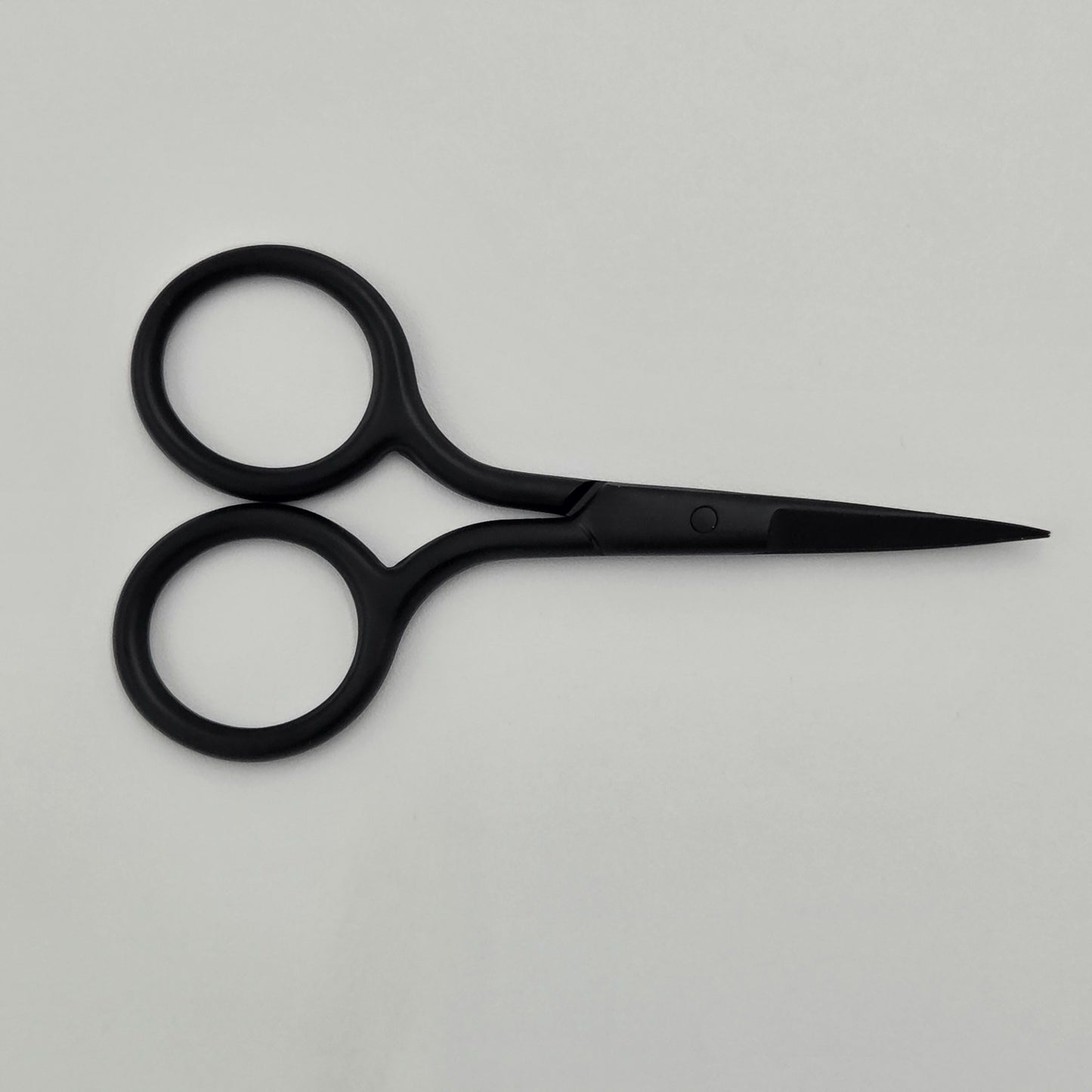 Iron Nighthawk Supply black steel beard scissors designed for precision grooming