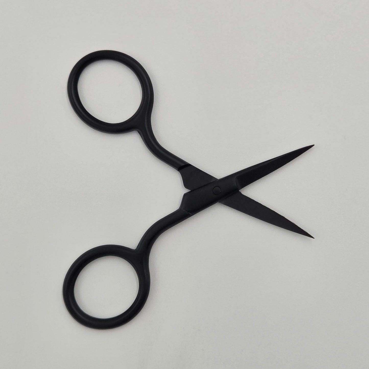 Iron Nighthawk Supply black steel beard scissors designed for precision grooming