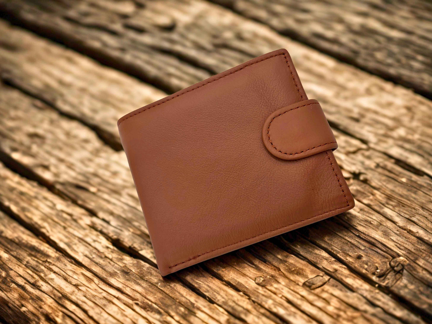 Iron Nighthawk Supply genuine leather men’s wallet with multiple card slots and rugged design