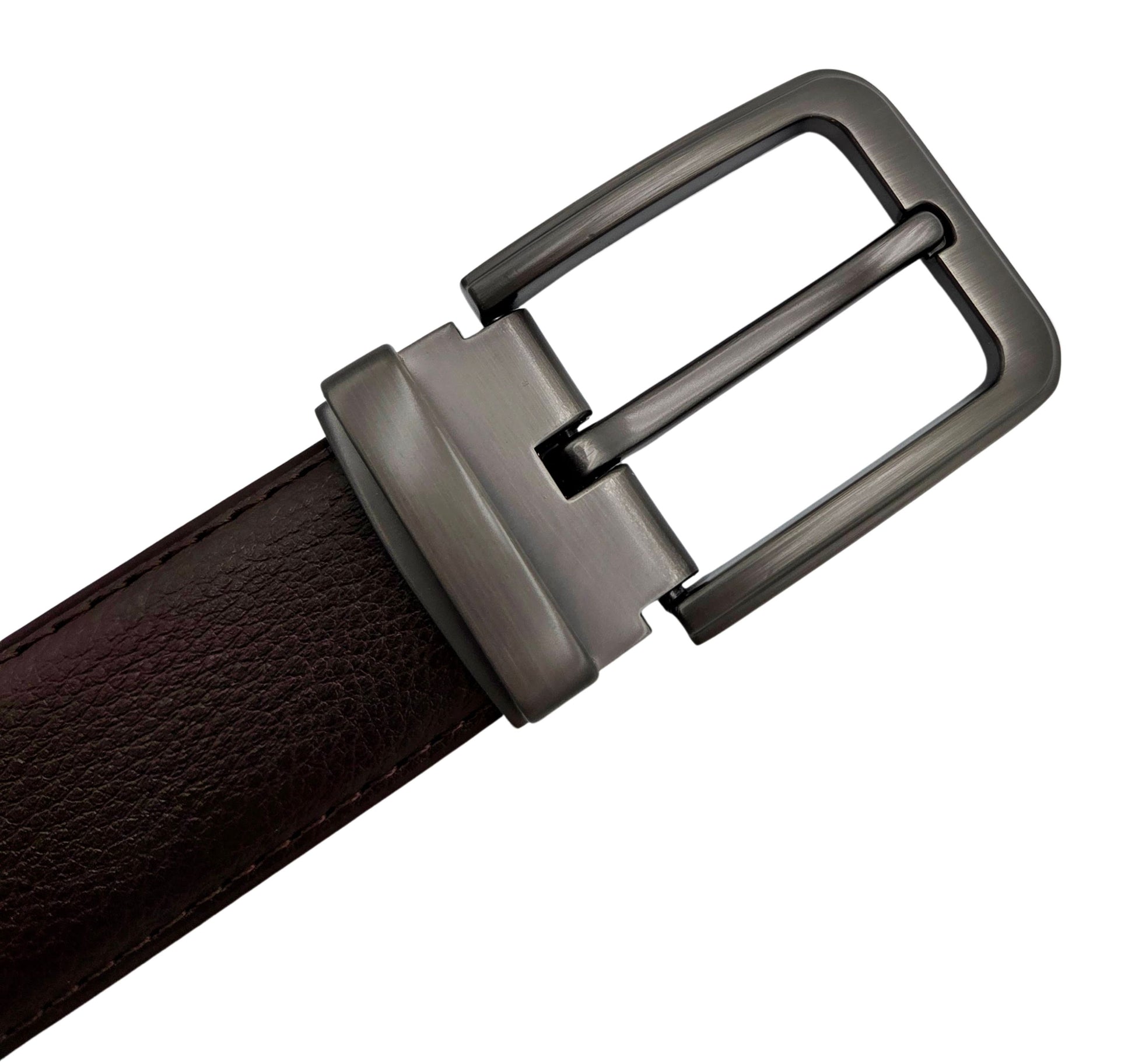 Iron Nighthawk Supply men’s leather belt buckle with removable buckle and cut-to-size design