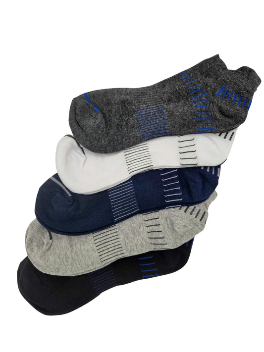 Iron Nighthawk Supply ultra lightweight no-show running socks 2-pack with anti-slip athletic design